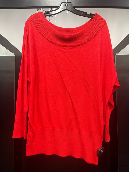 Sweater By Express O In Red, Size: M