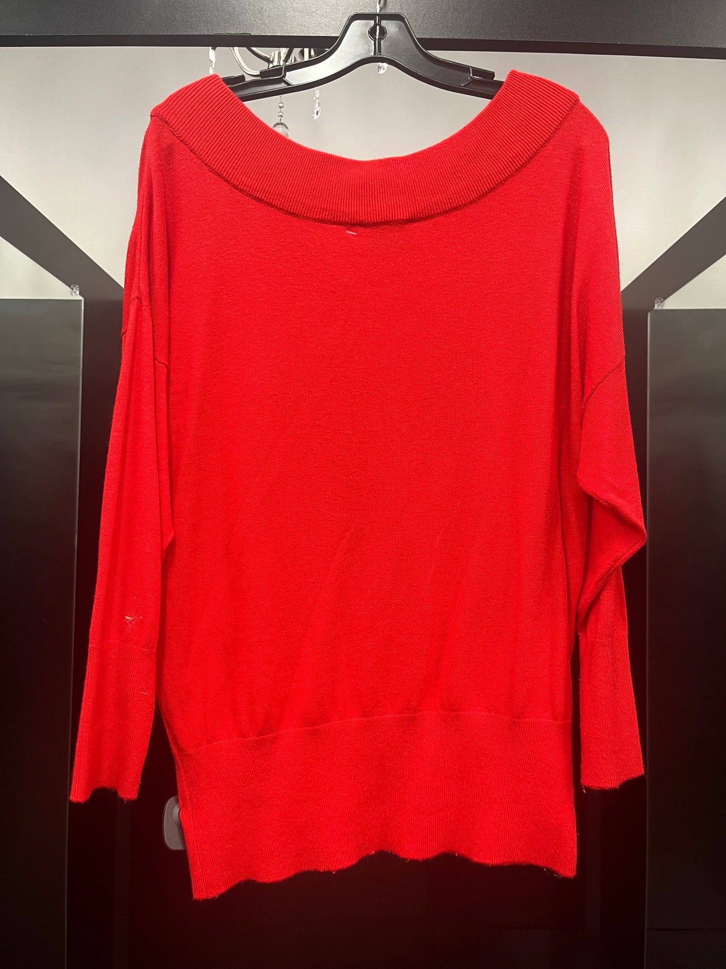 Sweater By Express O In Red, Size: M