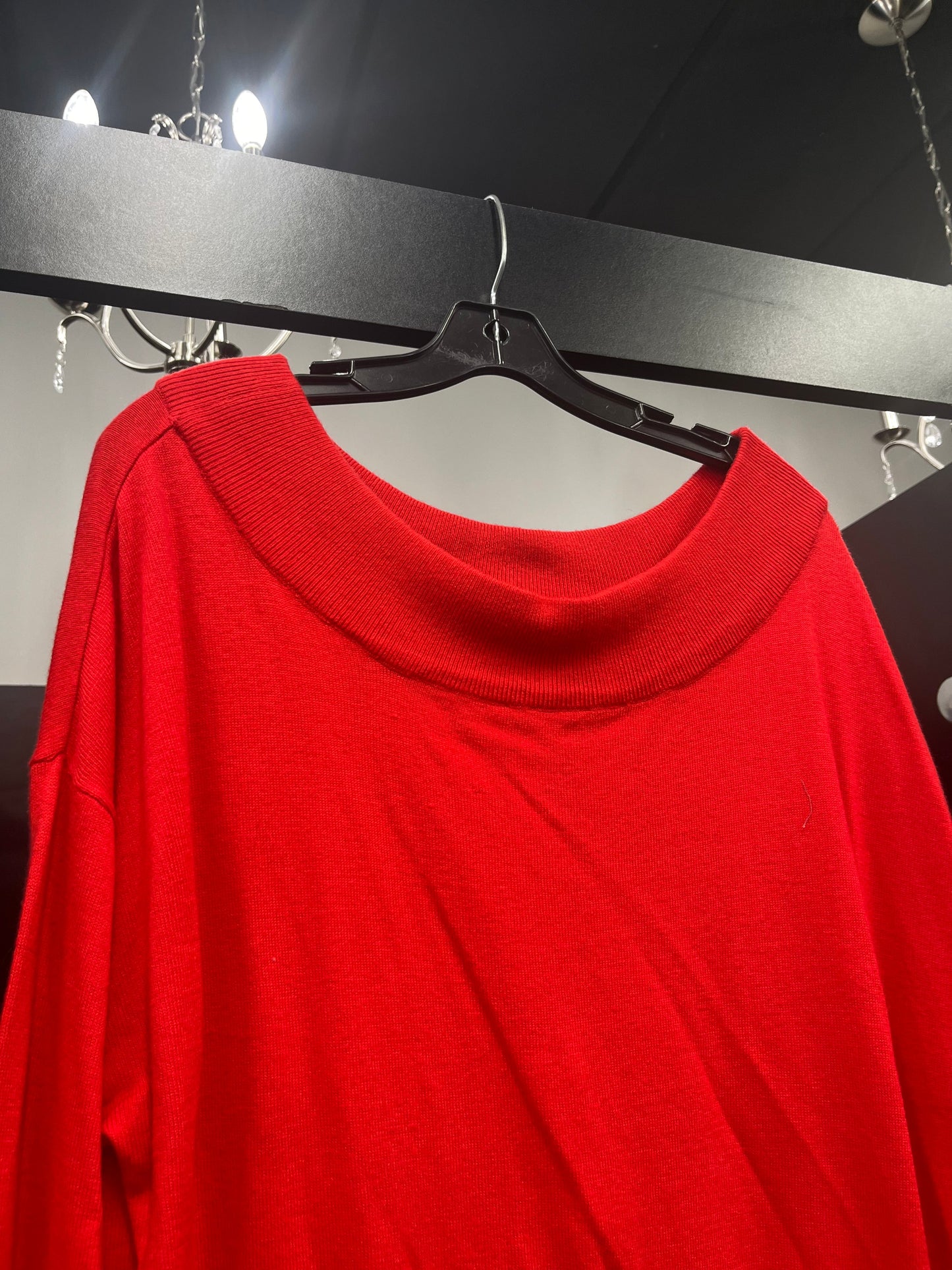 Sweater By Express O In Red, Size: M