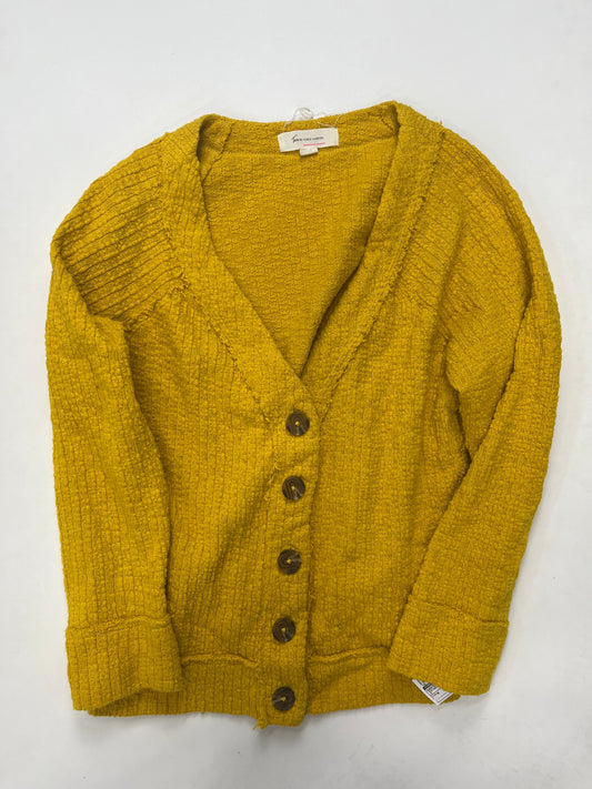 Mustard Sweater Cardigan Vince Camuto, Size M