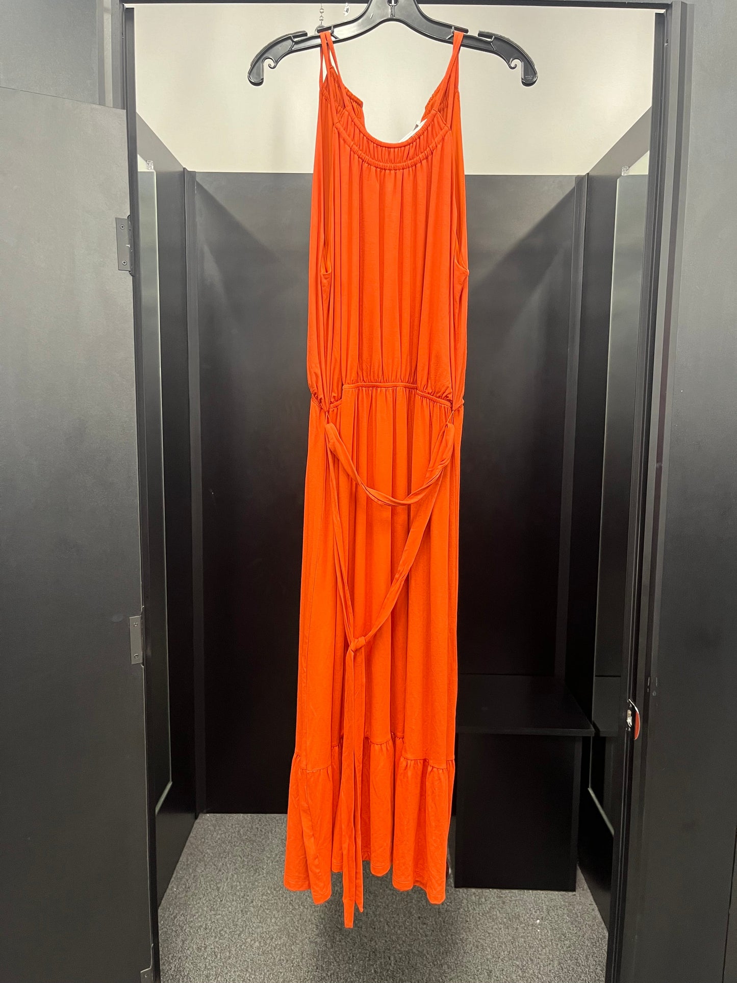 Orange Dress Casual Maxi Loft NWT, Size L