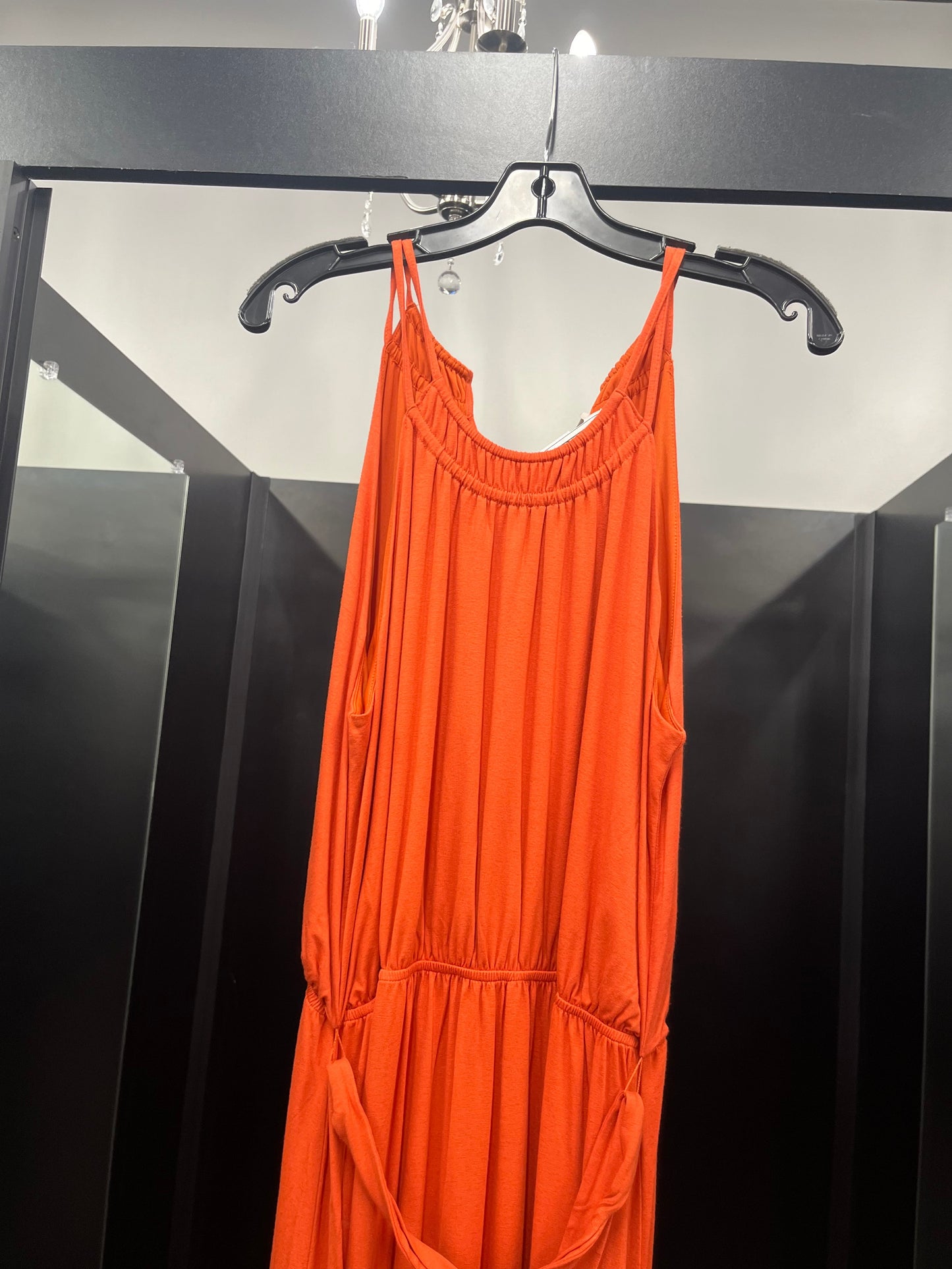 Orange Dress Casual Maxi Loft NWT, Size L