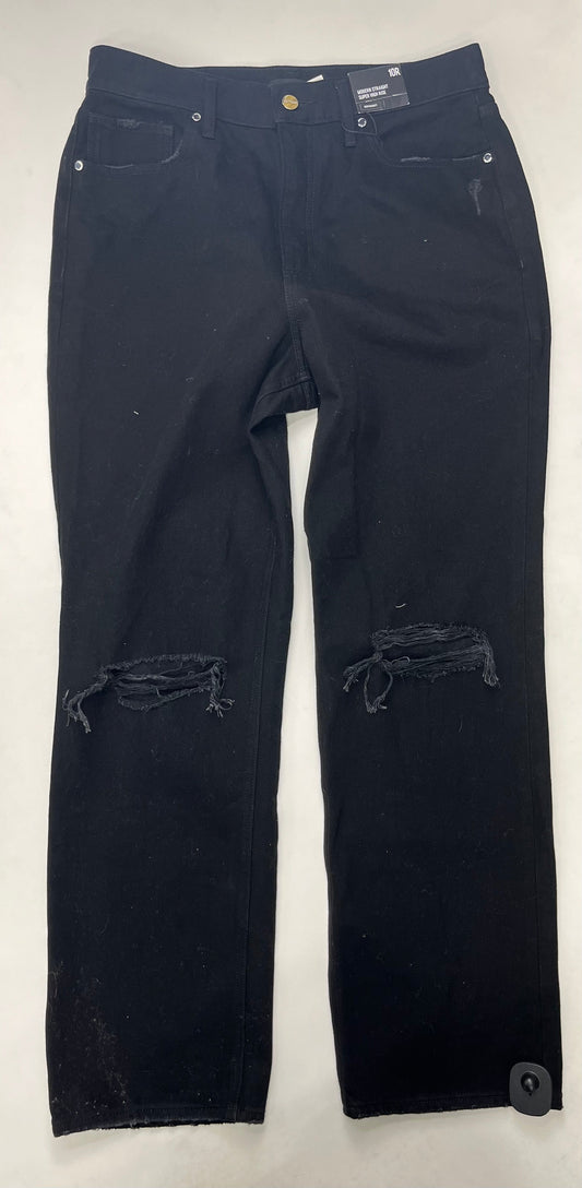 Black Jeans Flared Express, Size 10
