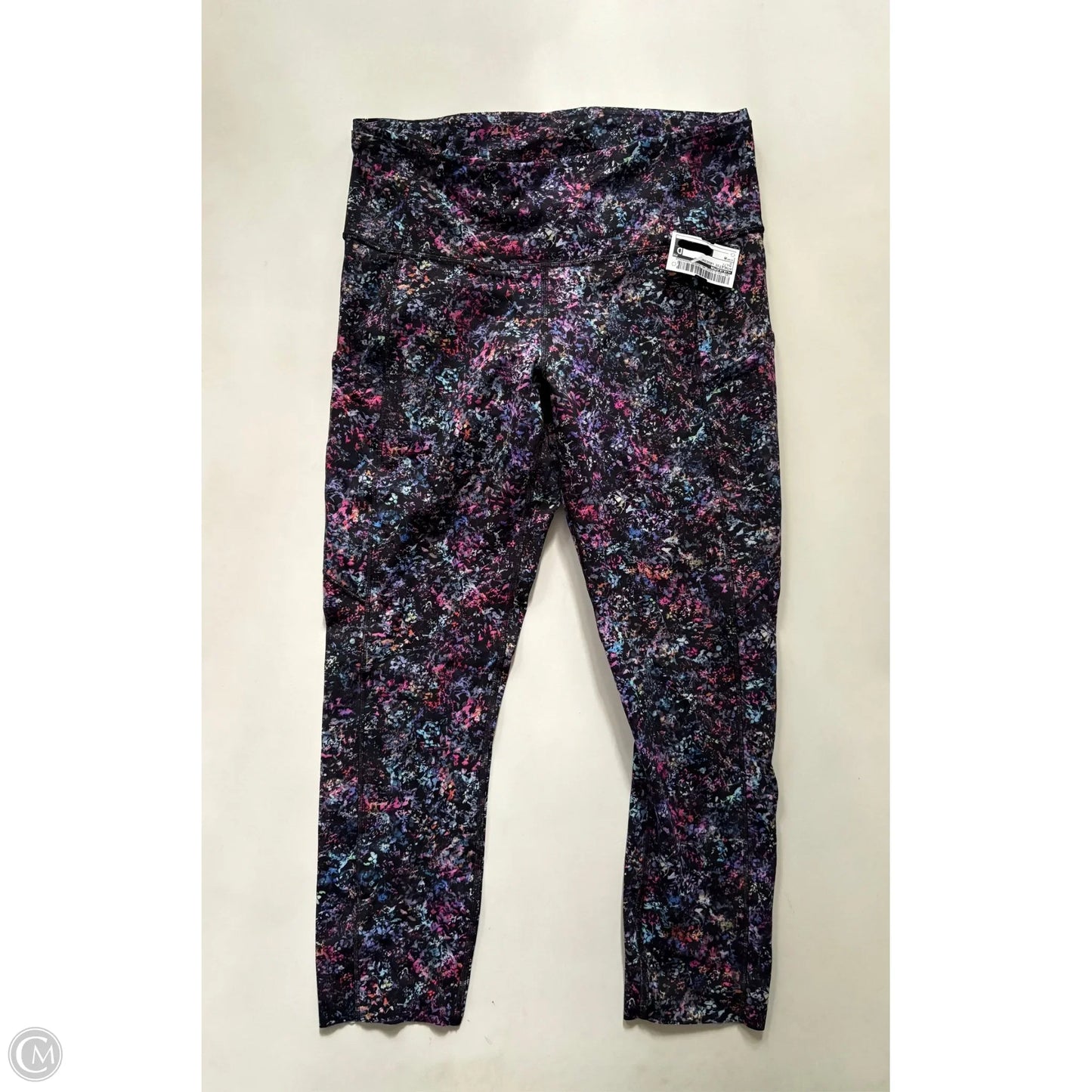 Athletic Leggings By Lululemon In Multi-colored, Size: M