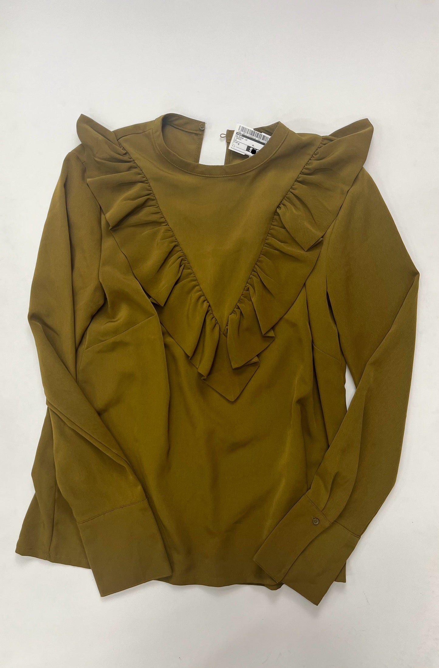 Blouse Long Sleeve By H&m  Size: S