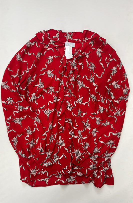 Blouse Long Sleeve By Liz Claiborne  Size: L