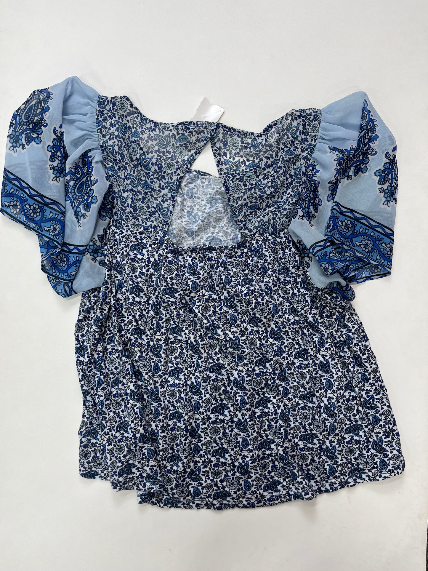 Blouse Short Sleeve By Lucky Brand  Size: L