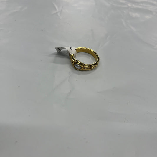 Ring Other By Cmb 18kt Plated Over Stainless Steel
