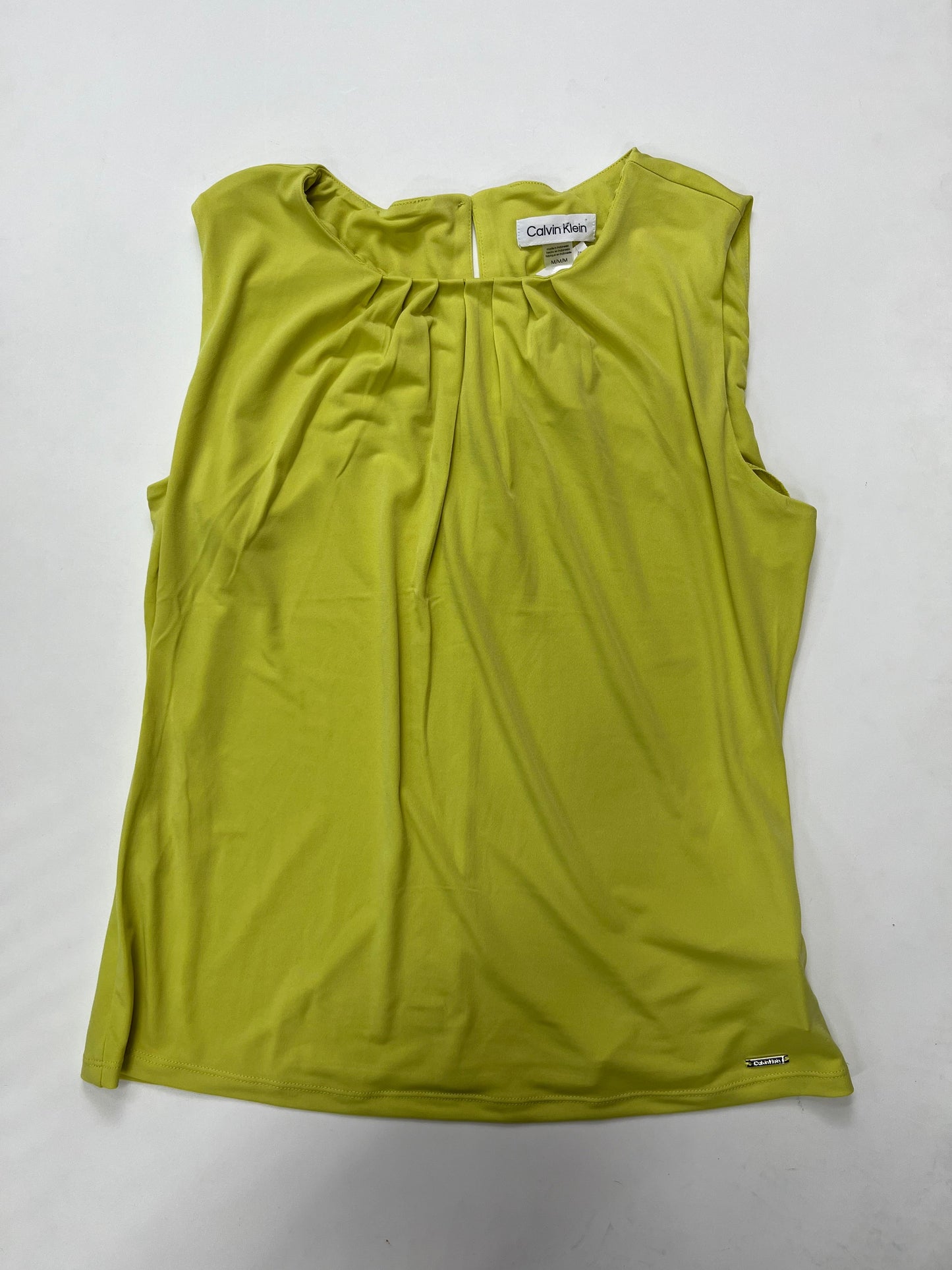 Blouse Sleeveless By Calvin Klein  Size: M