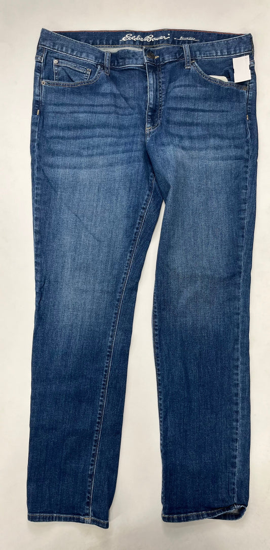 Jeans Straight By Eddie Bauer  Size: 14