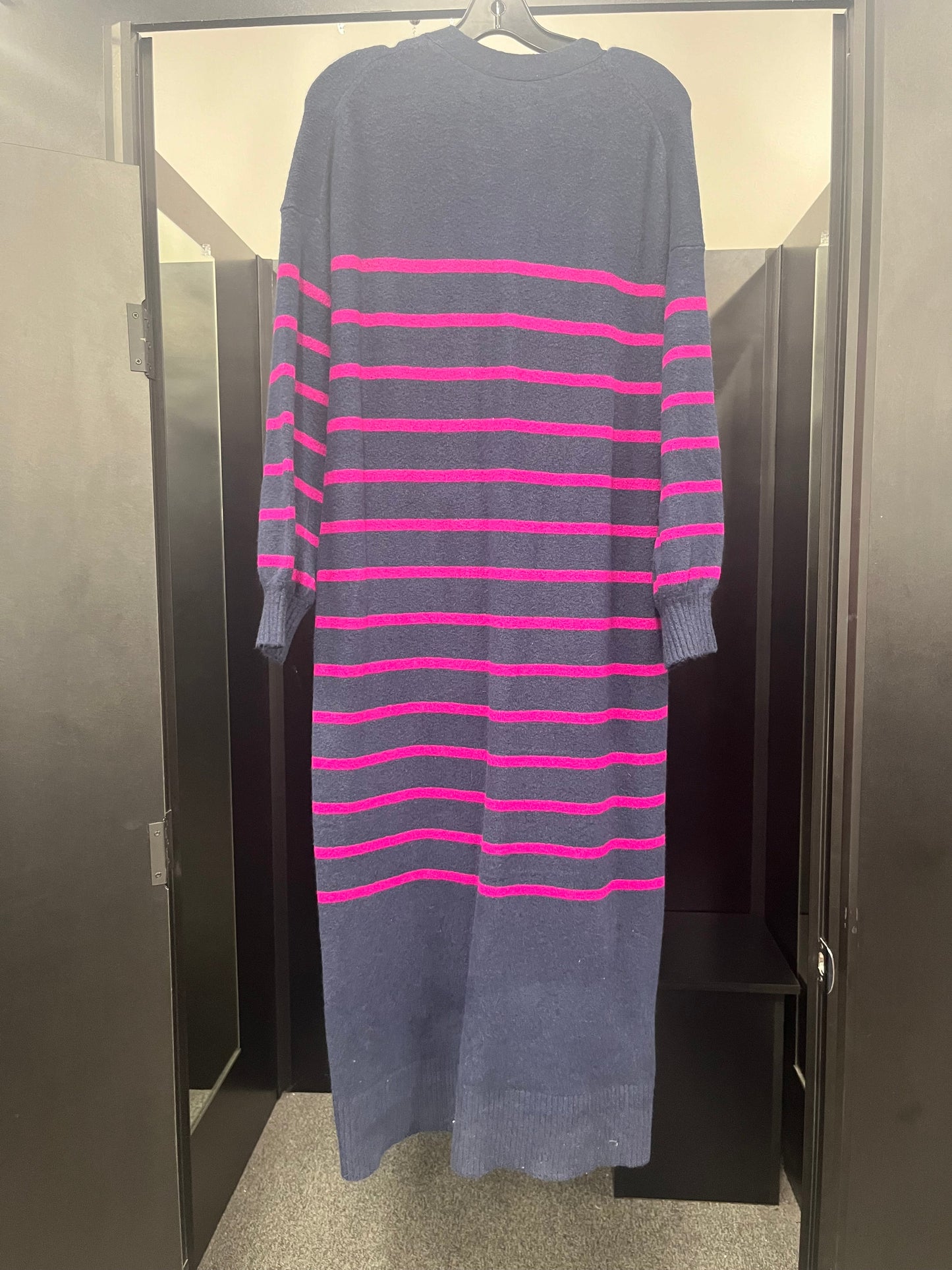 Striped Dress Work Loft, Size Xl