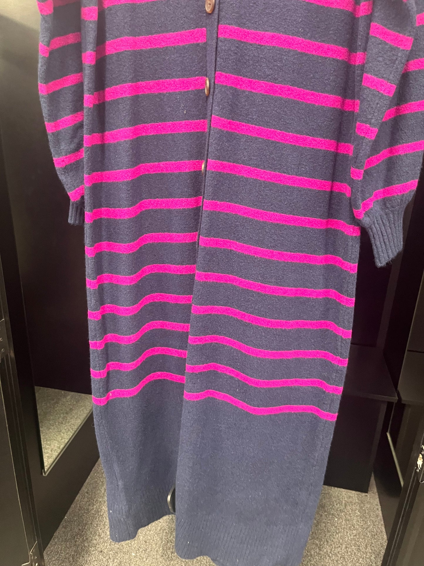 Striped Dress Work Loft, Size Xl