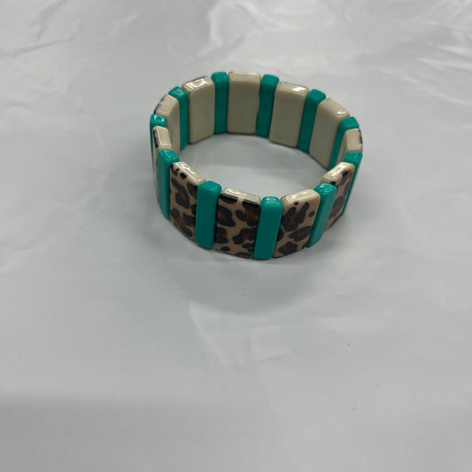 Bracelet Bangle By Clothes Mentor Acrylic Tile Stretch Bracelet