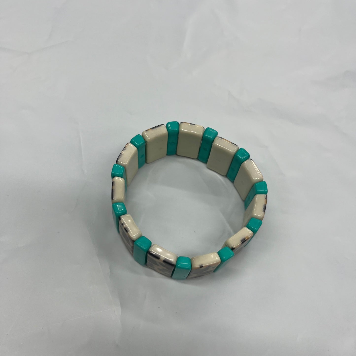 Bracelet Bangle By Clothes Mentor Acrylic Tile Stretch Bracelet