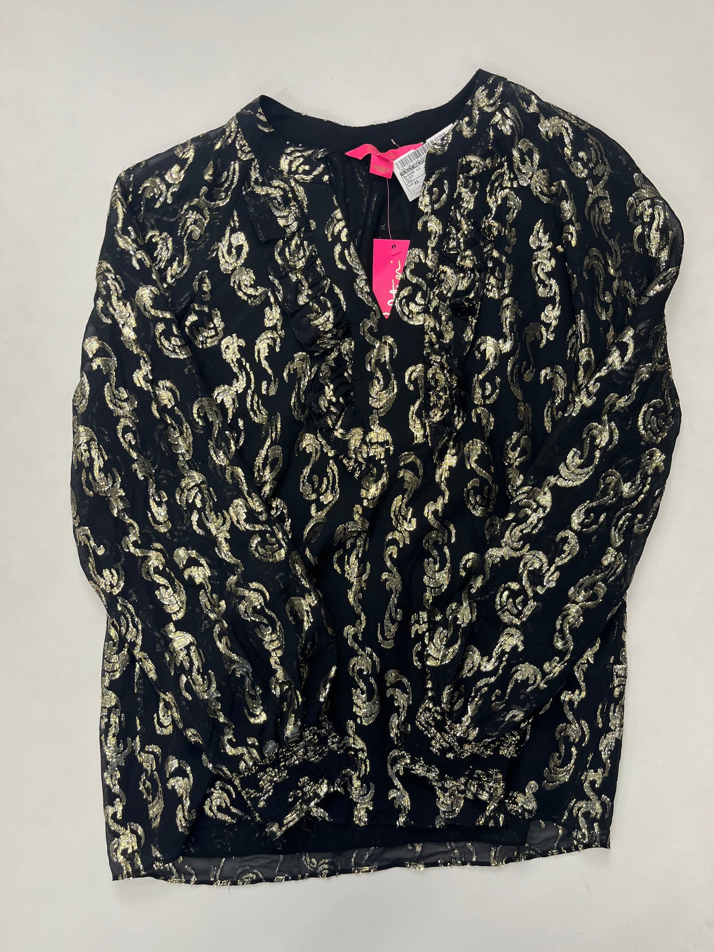 Blouse Long Sleeve By Lilly Pulitzer NWT Size: Xs