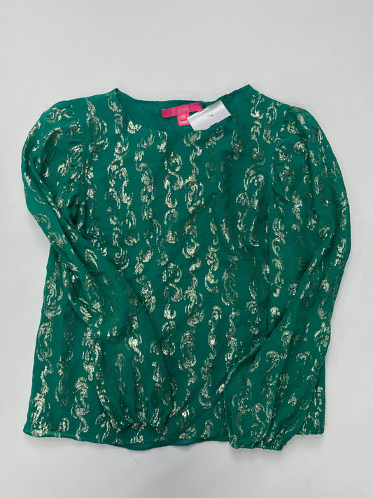 Blouse Long Sleeve By Lilly Pulitzer  Size: Xs