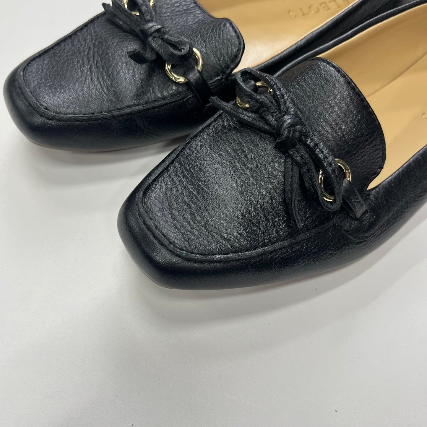 Black Shoes Flats Loafer Oxford Talbots, Size 7