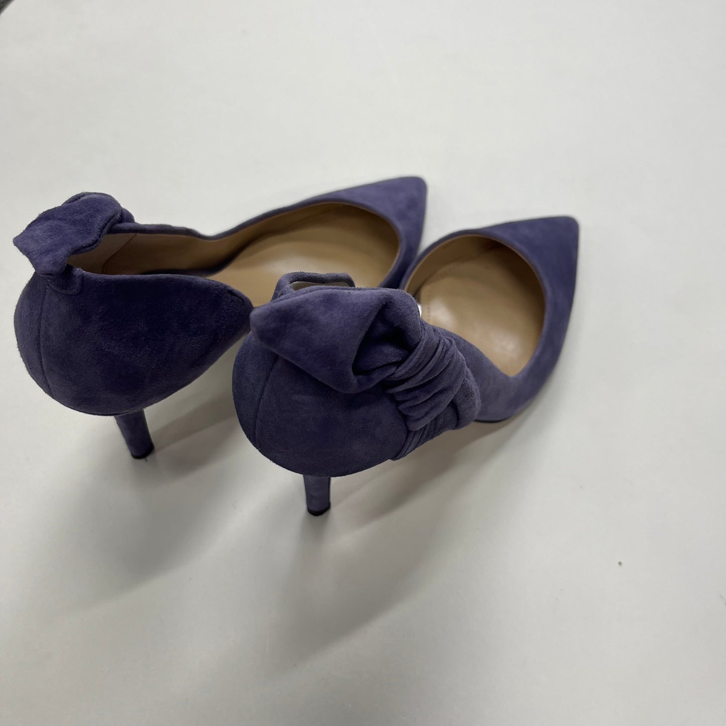 Purple Shoes Heels D Orsay White House Black Market, Size 7