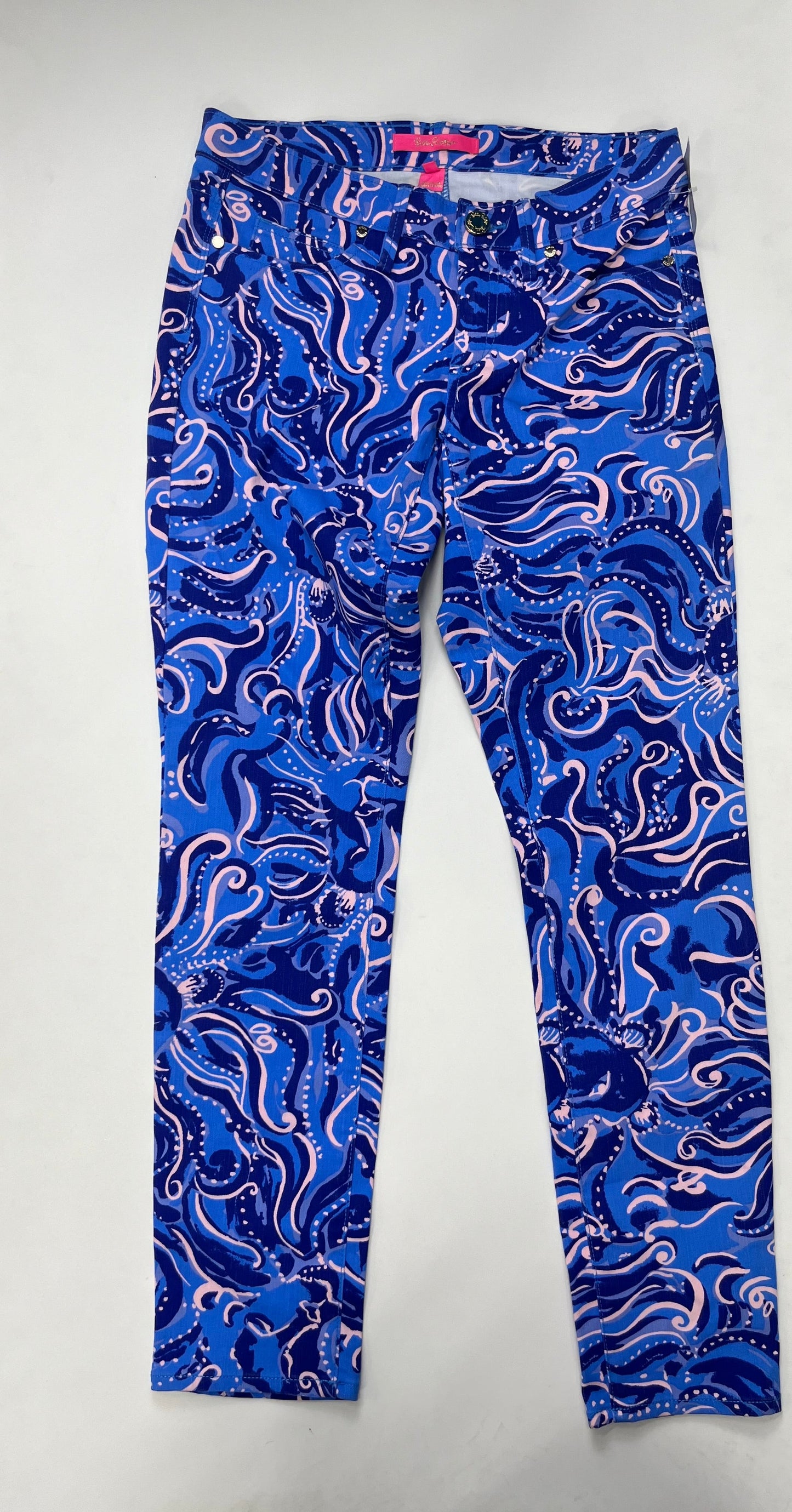 Multi Jeans Straight Lilly Pulitzer NWT, Size 4