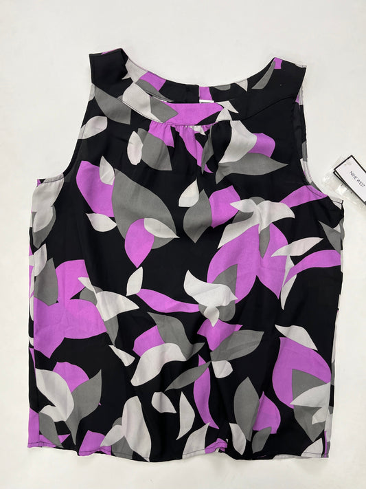 Blouse Sleeveless By Nine West Apparel NWT  Size: L