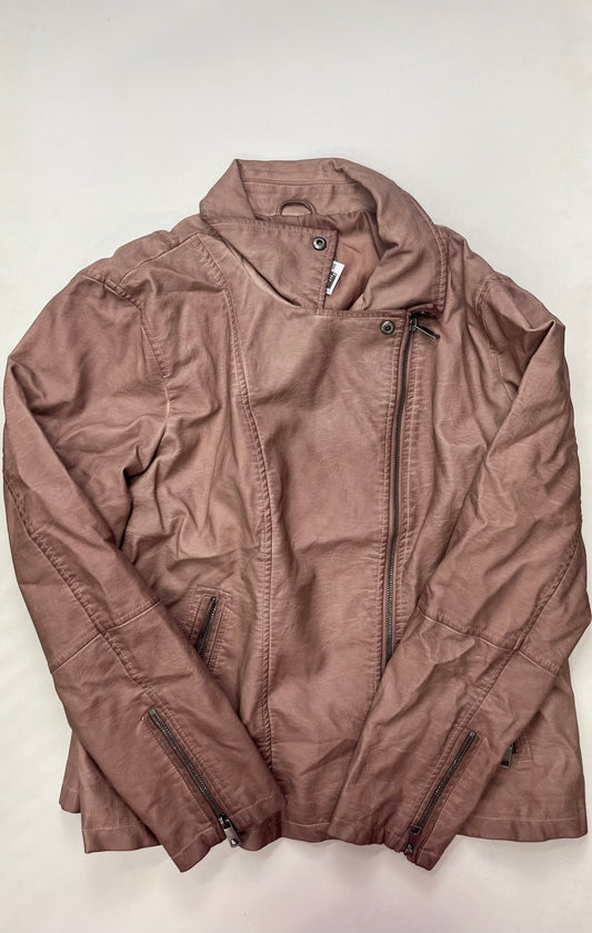 Rose Jacket Moto Leather Style And Company, Size Xl