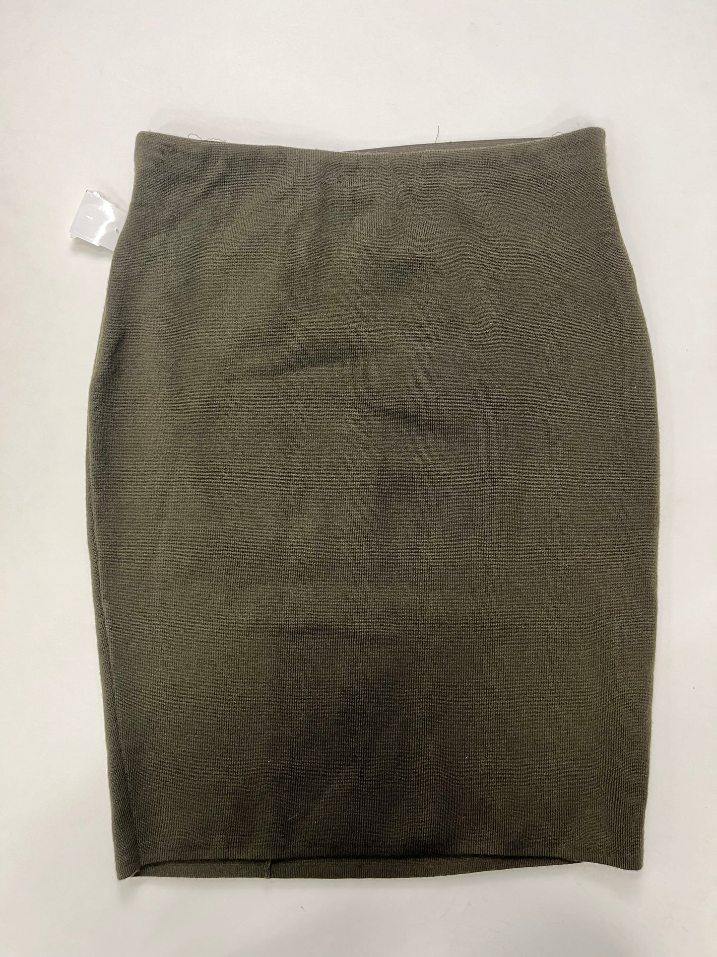 Green Skirt Midi Ann Taylor O, Size 8petite