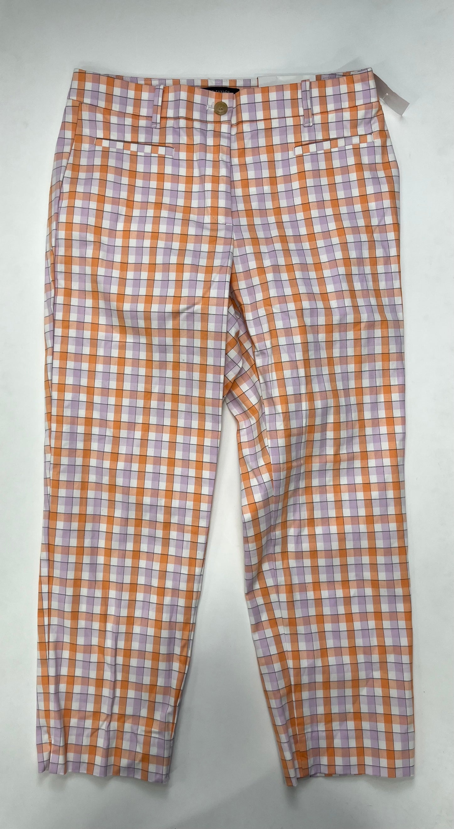 Plaid Pants Cropped Ann Taylor O, Size 6