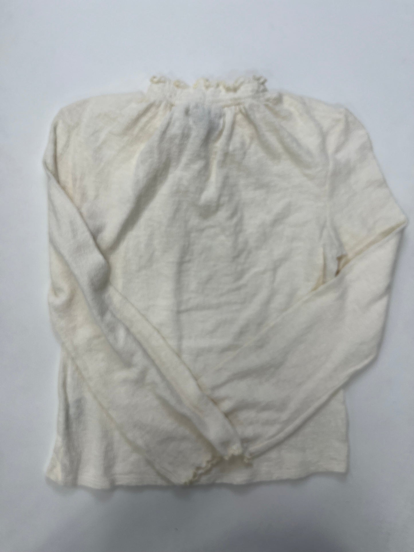 Cream Top Long Sleeve Madewell, Size S