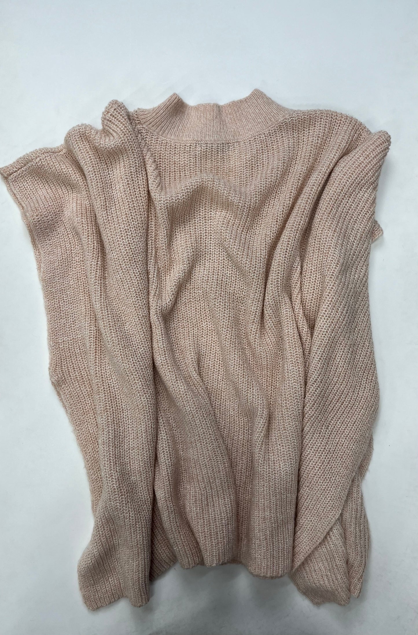 Peach Sweater Short Sleeve Loft, Size M