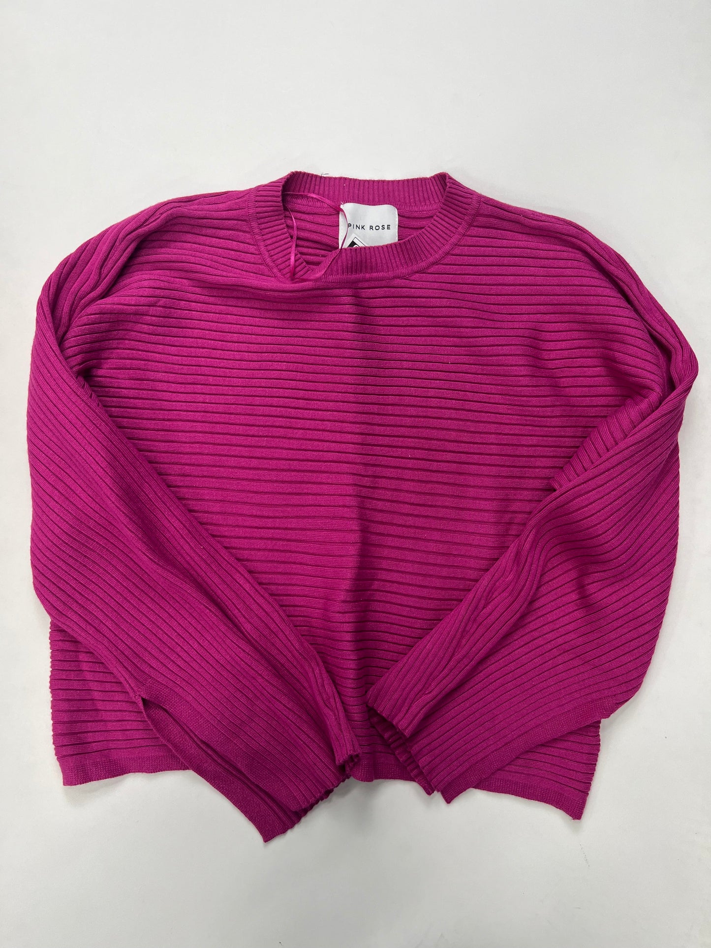 Fuschia Sweater Pink Rose, Size M