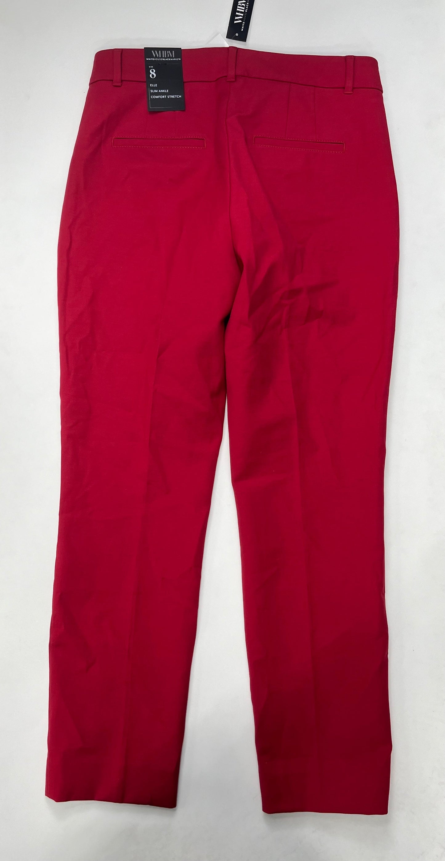 Red Pants Work/dress White House Black Market O, Size 8