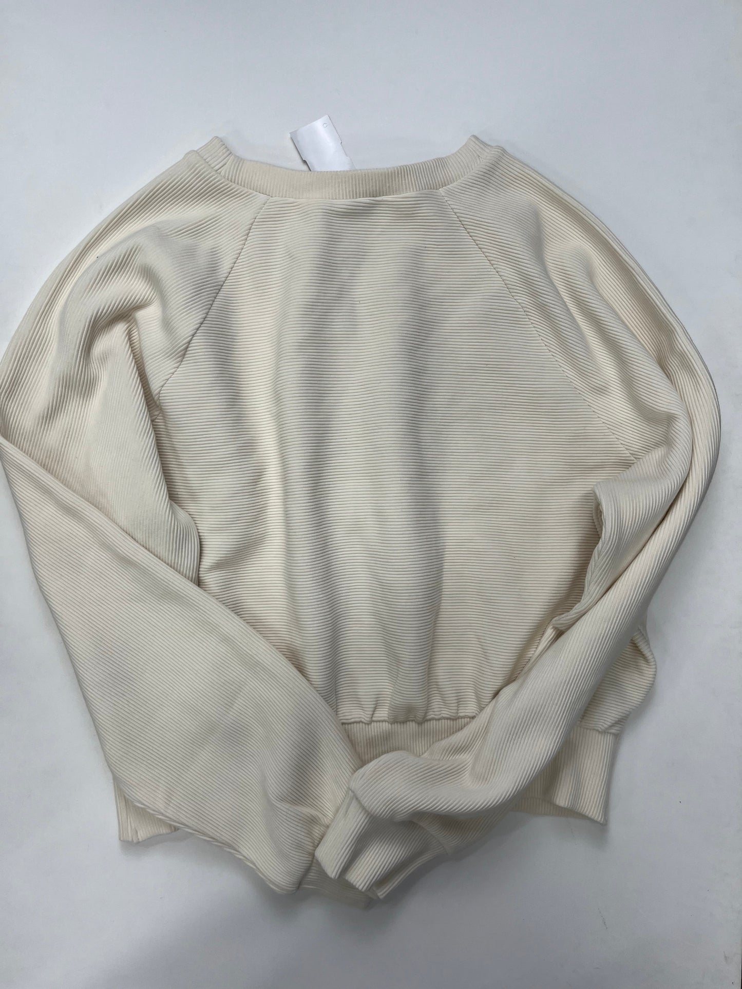 Cream Sweatshirt Crewneck Express, Size L