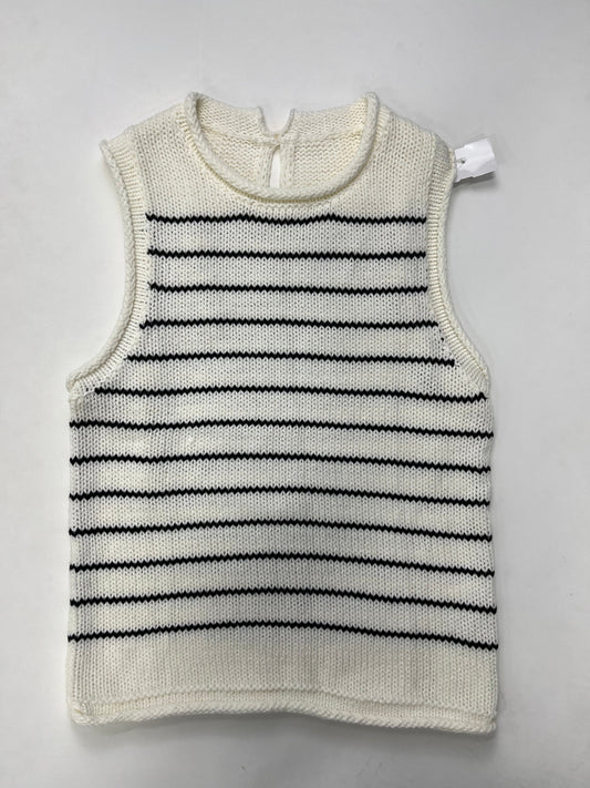 Striped Sweater Short Sleeve Cmc, Size M