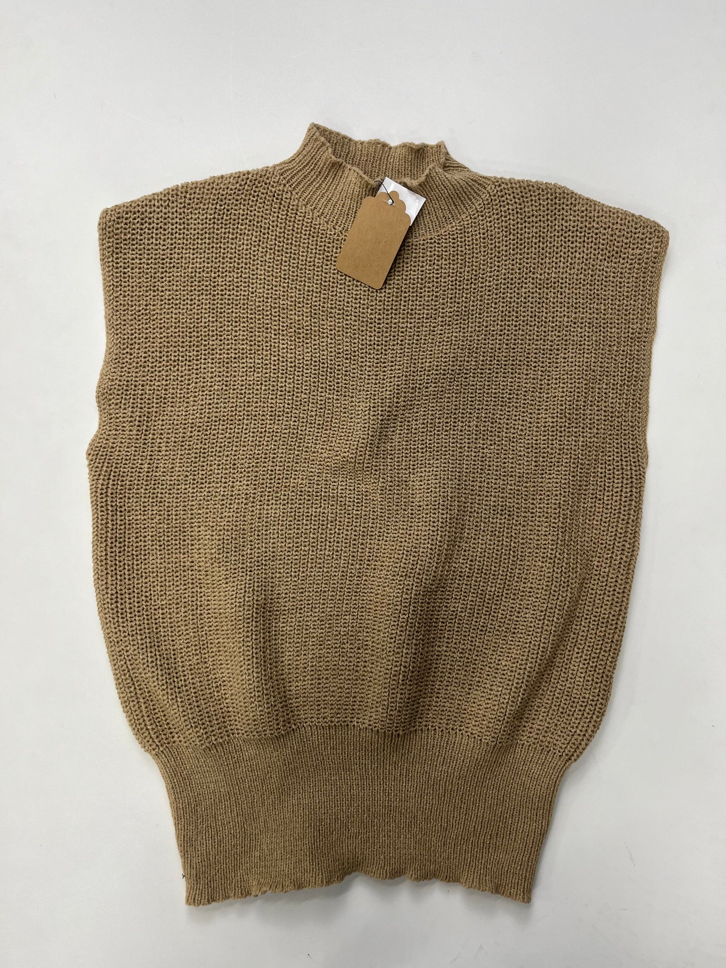 Camel Sweater Short Sleeve Cmc, Size L