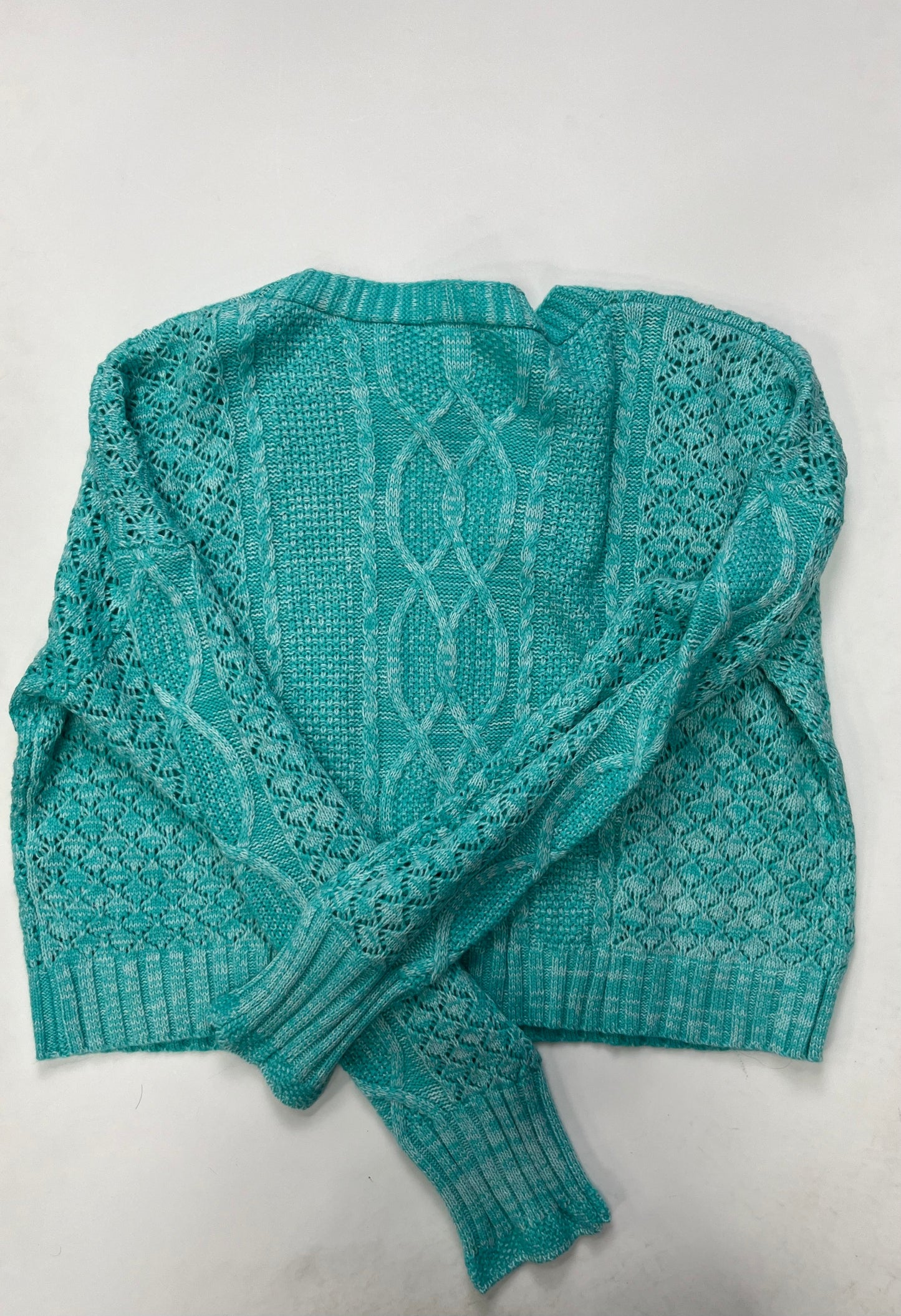 Turquoise Sweater Cardigan Bibi, Size L