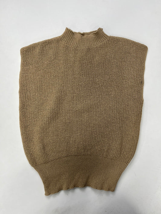 Beige Sweater Short Sleeve Cmc, Size Xl