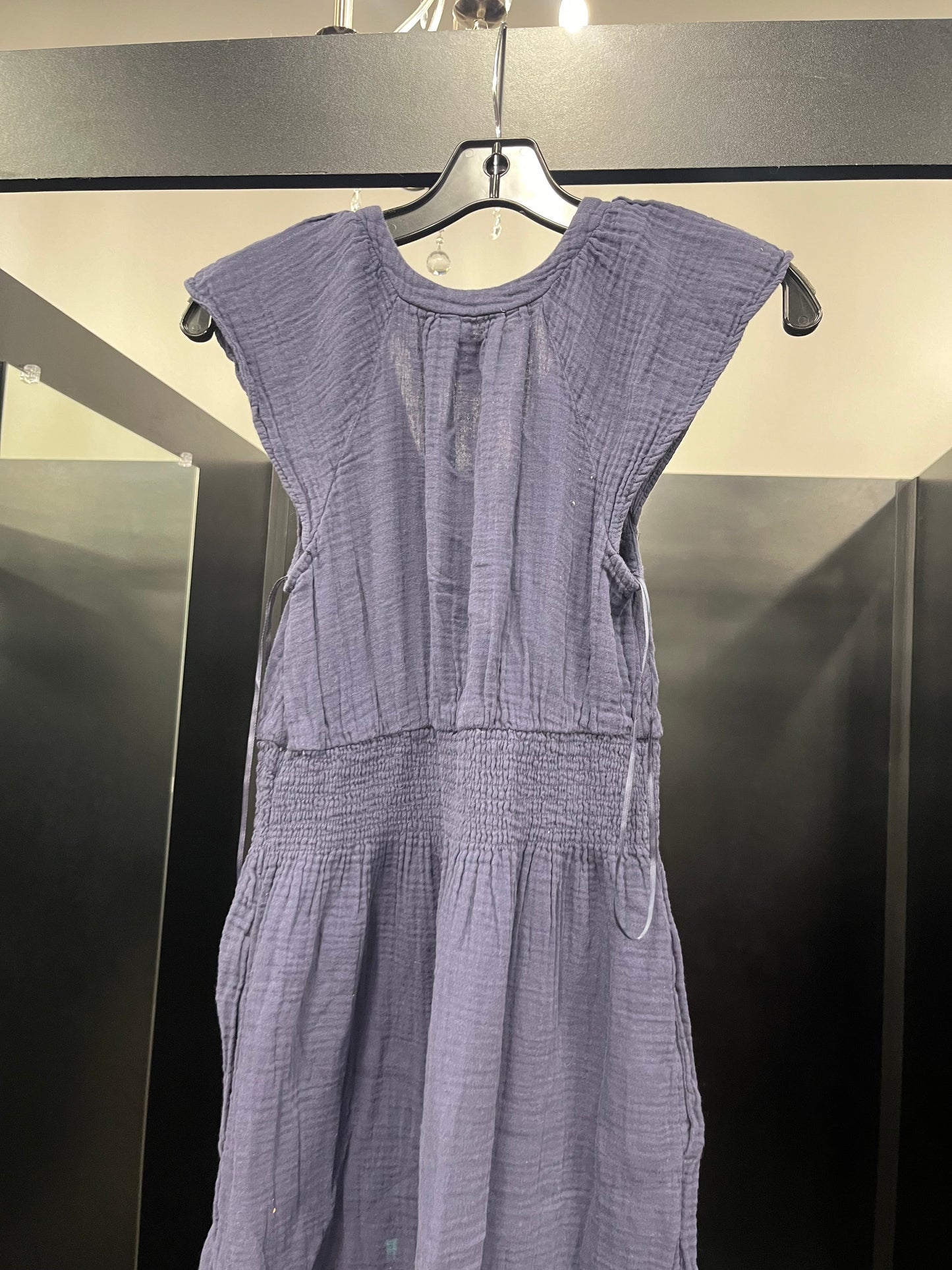 Navy Dress Casual Midi Old Navy, Size Xs