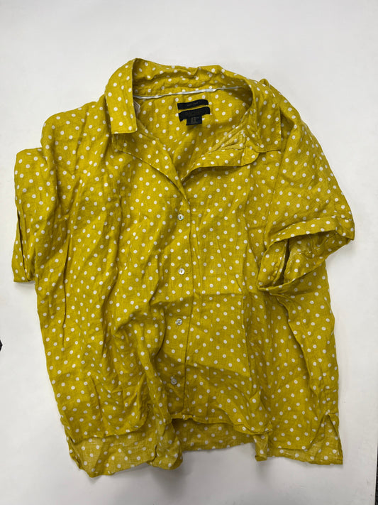 Polkadot Top Short Sleeve Rachel Roy, Size Xl