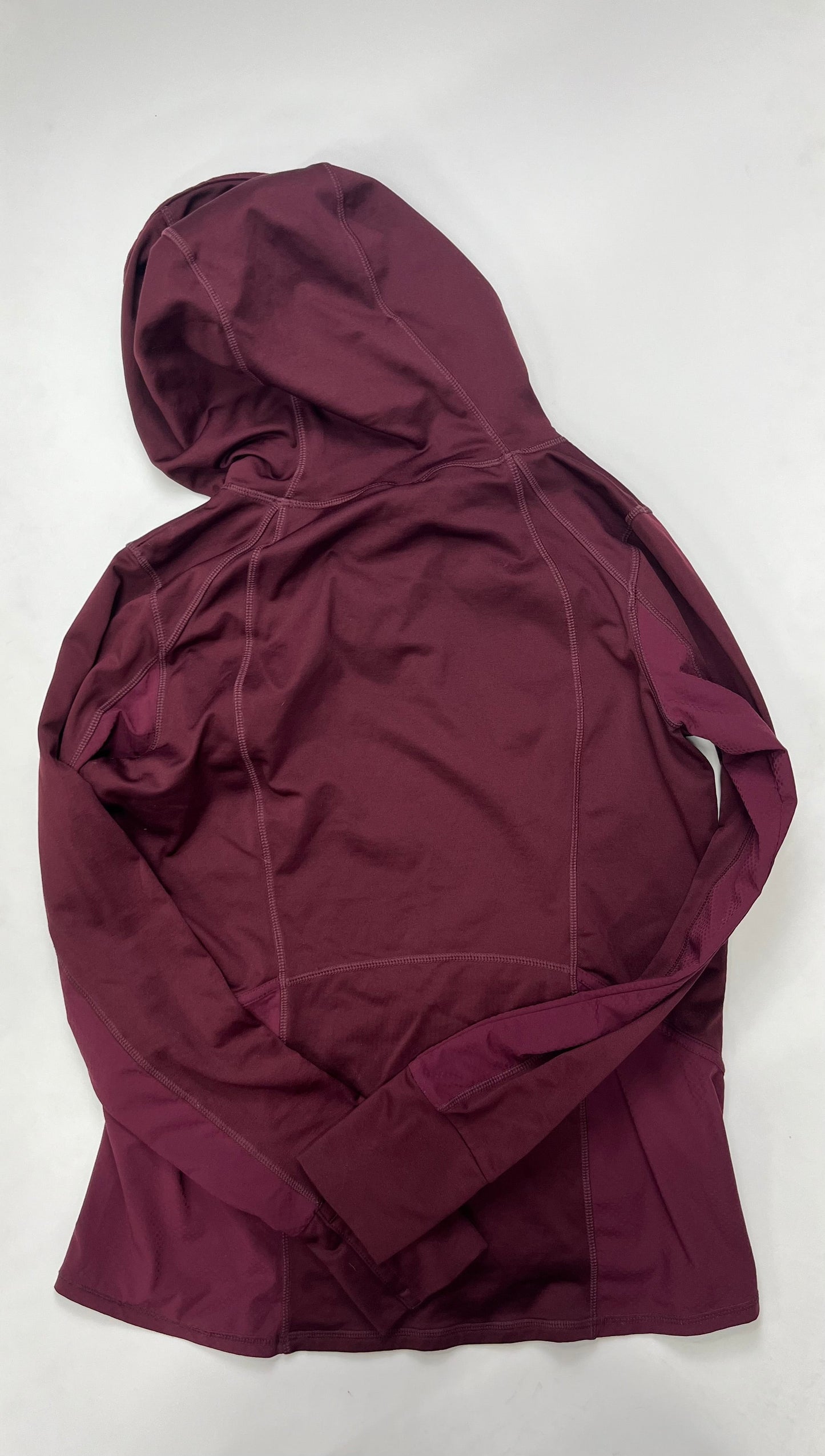 Burgundy Athletic Jacket Athleta, Size M