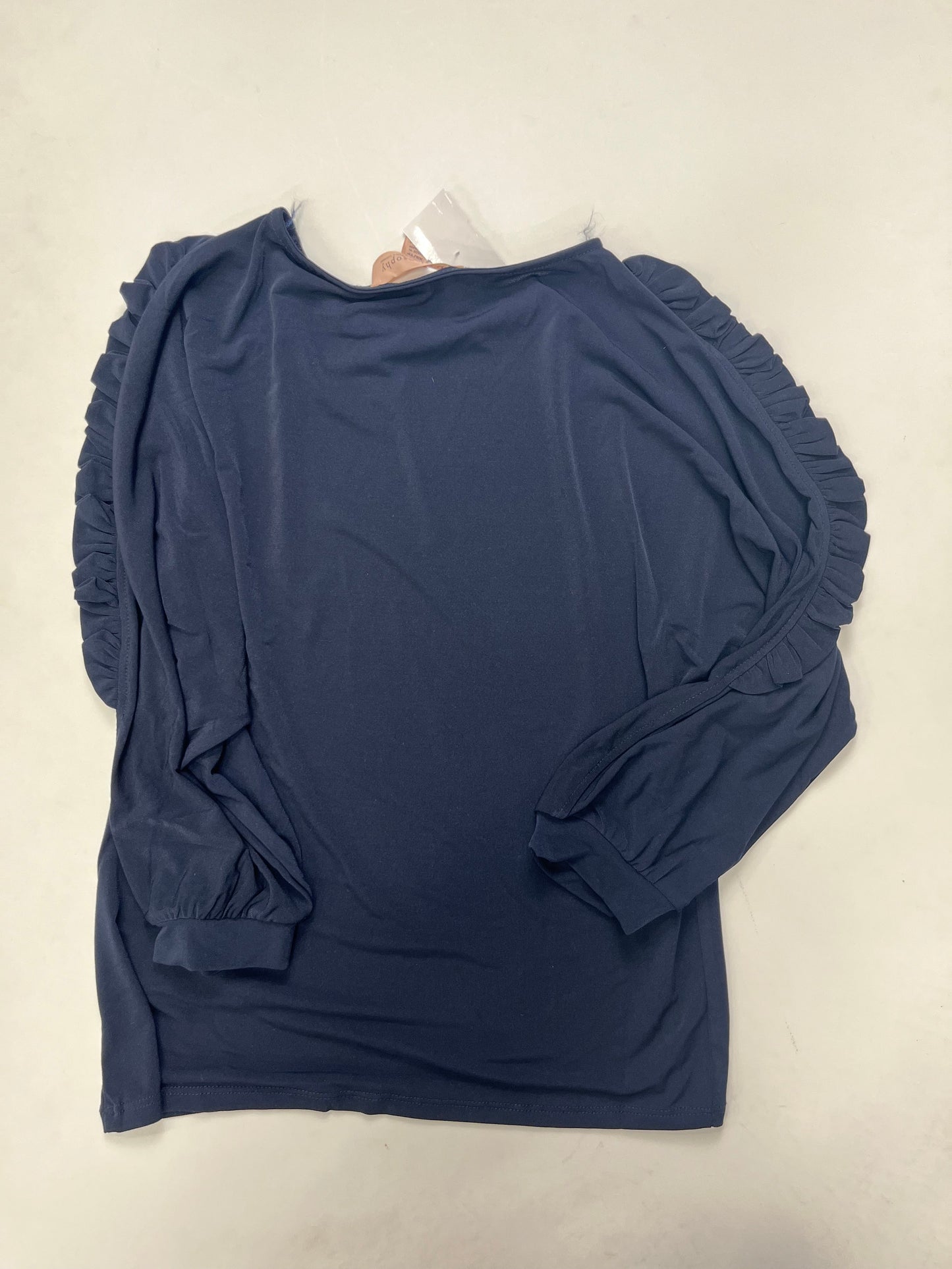 Navy Blouse Long Sleeve Philosophy, Size Xs