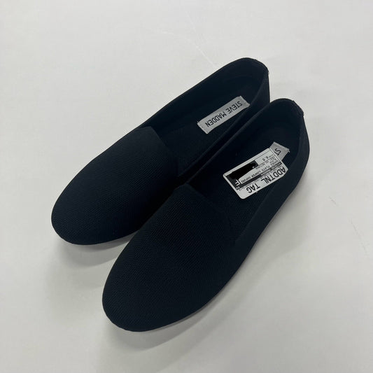 Black Shoes Flats Loafer Oxford Steve Madden, Size 6.5