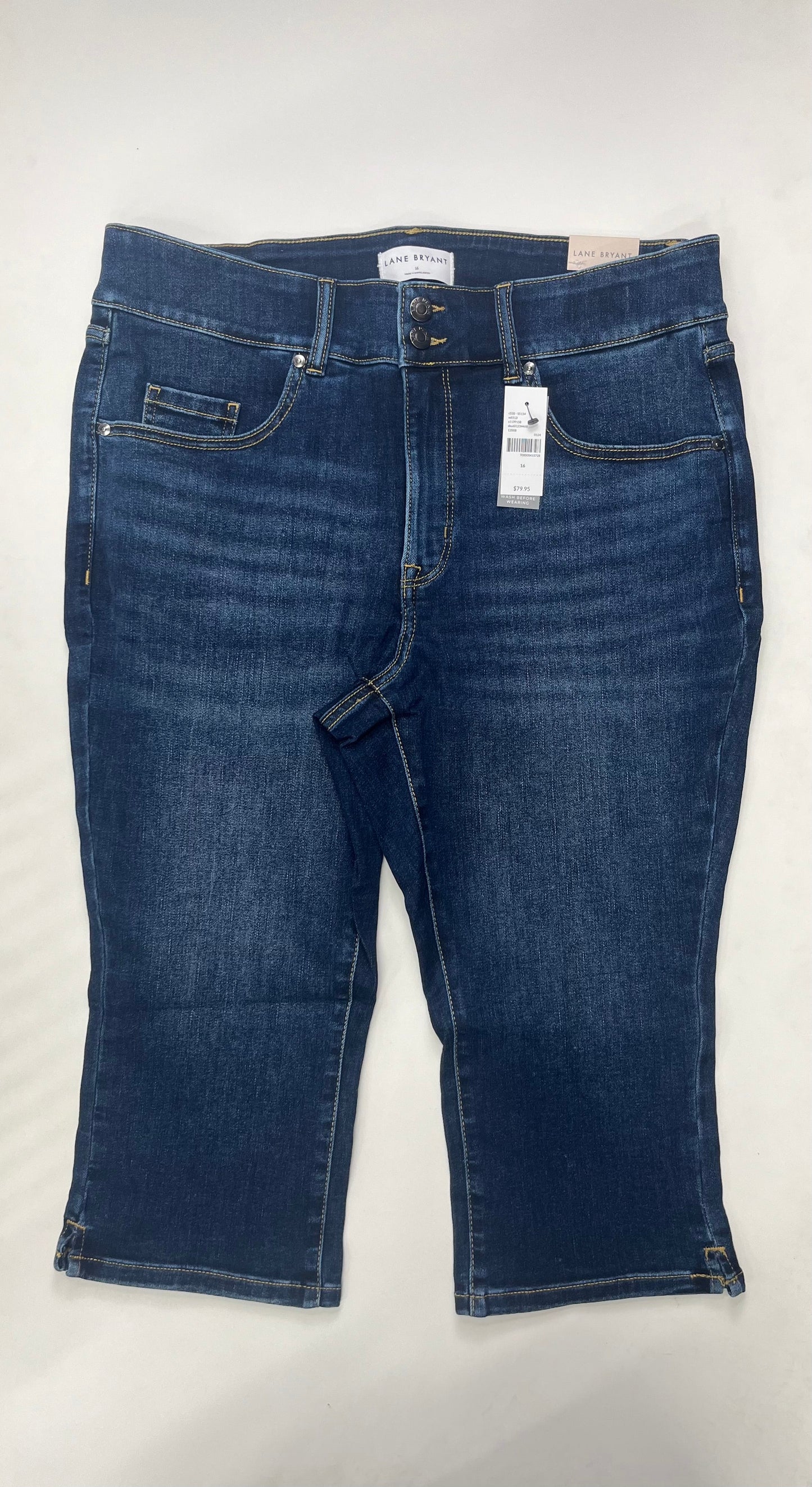 Denim Jeans Straight Lane Bryant NWT, Size 16