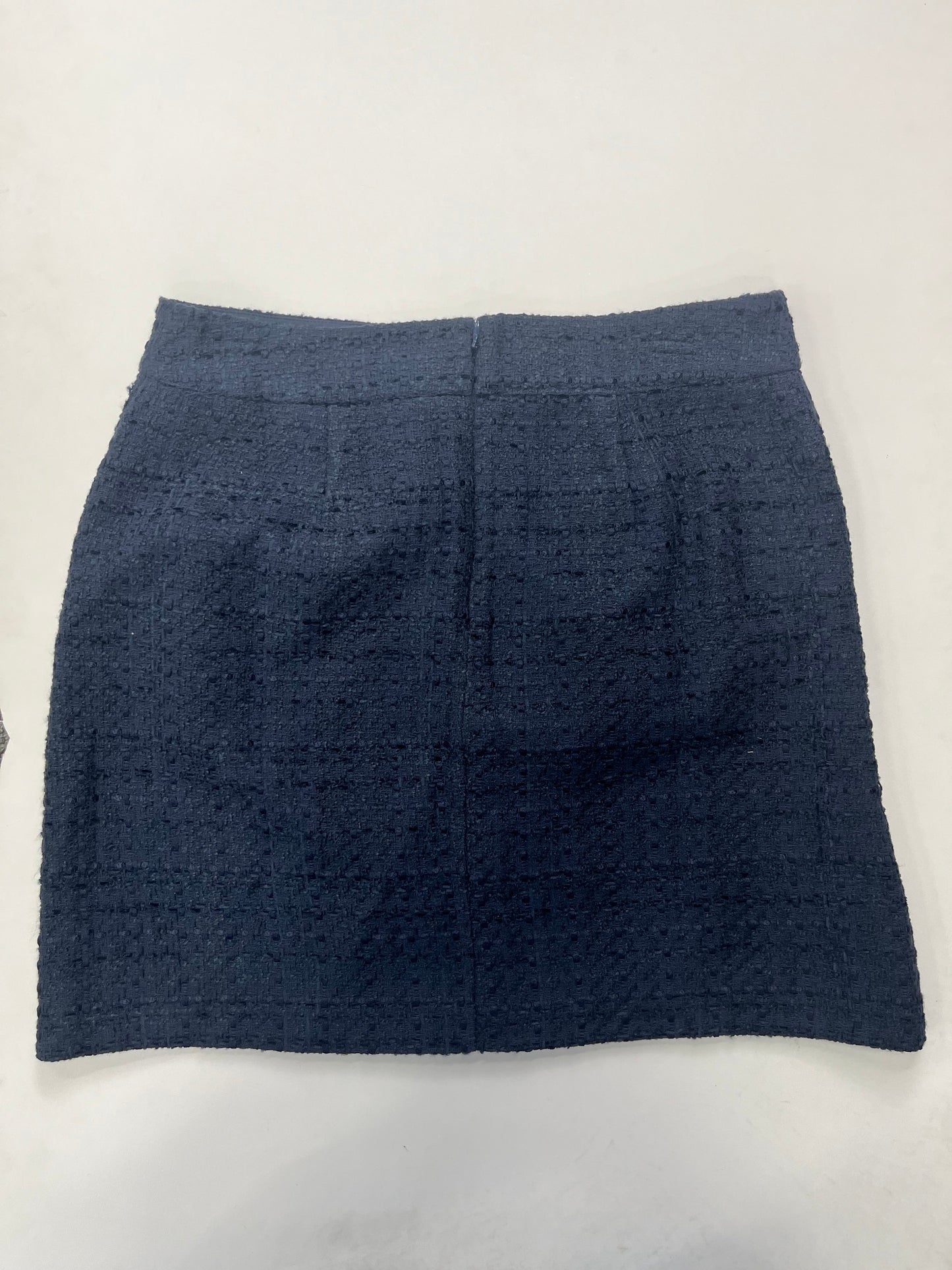 Navy Skirt Midi Loft, Size 6