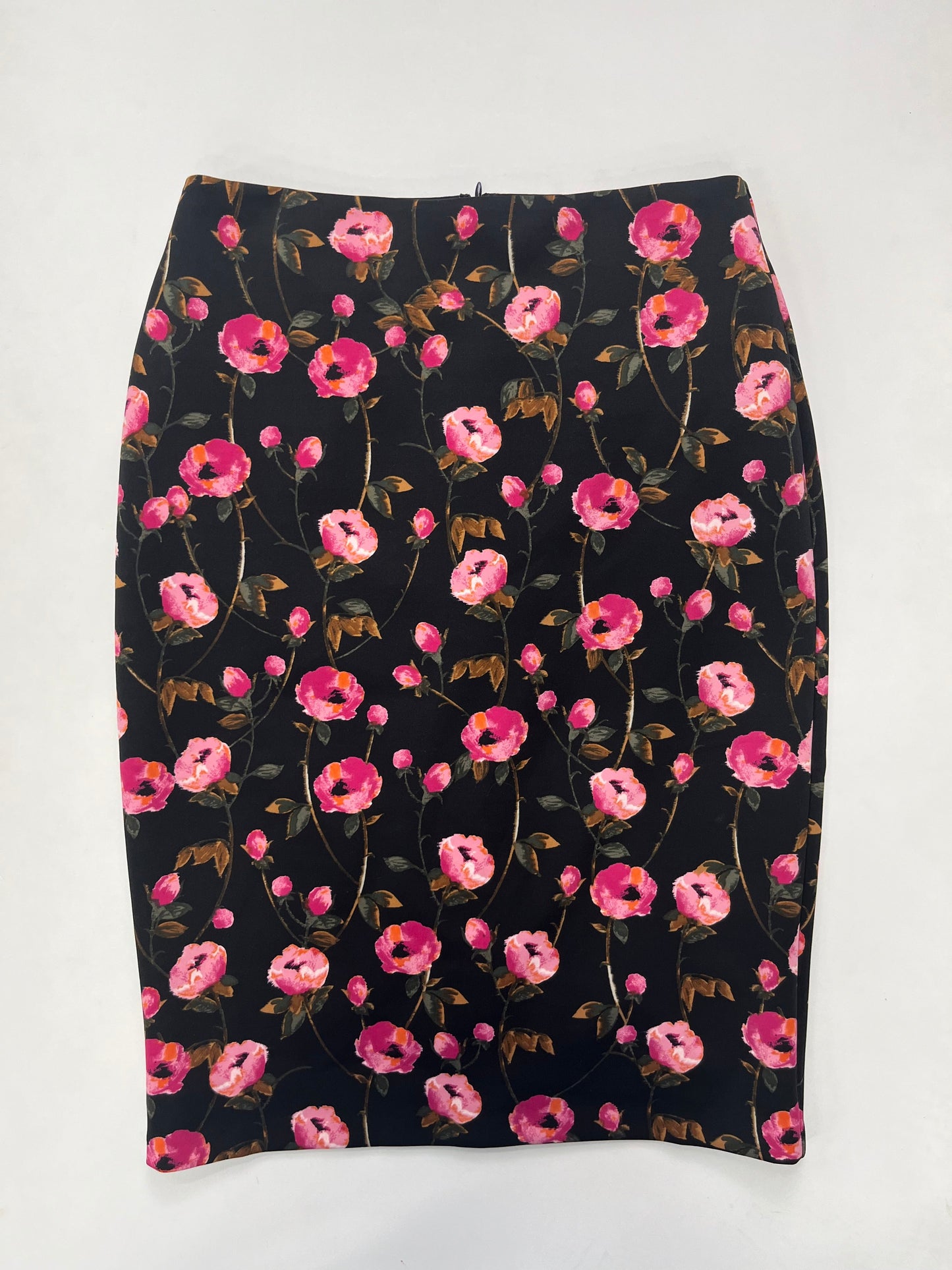 Floral Skirt Midi White House Black Market O, Size 4