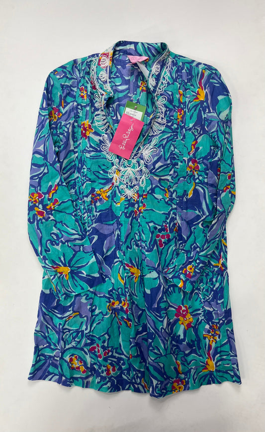 Multi-colored Tunic Long Sleeve Lilly Pulitzer NWT, Size Xs
