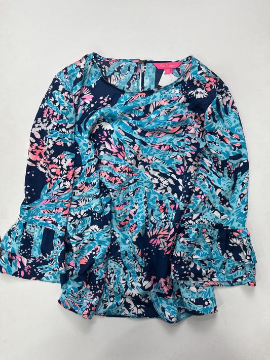 Multi-colored Blouse Long Sleeve Lilly Pulitzer NWT, Size S