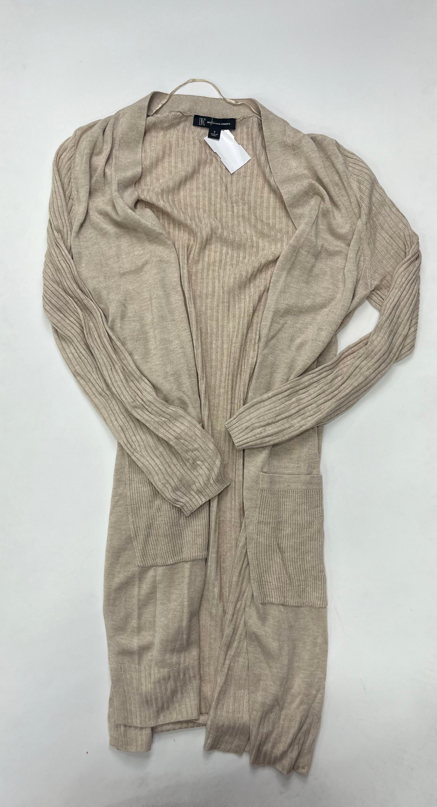 Beige Sweater Cardigan Inc, Size S