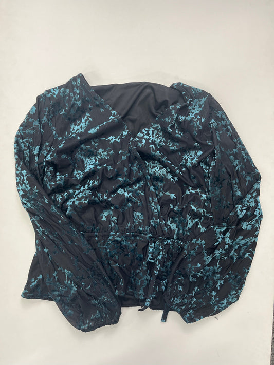 Black Blouse Long Sleeve Lc Lauren Conrad, Size M