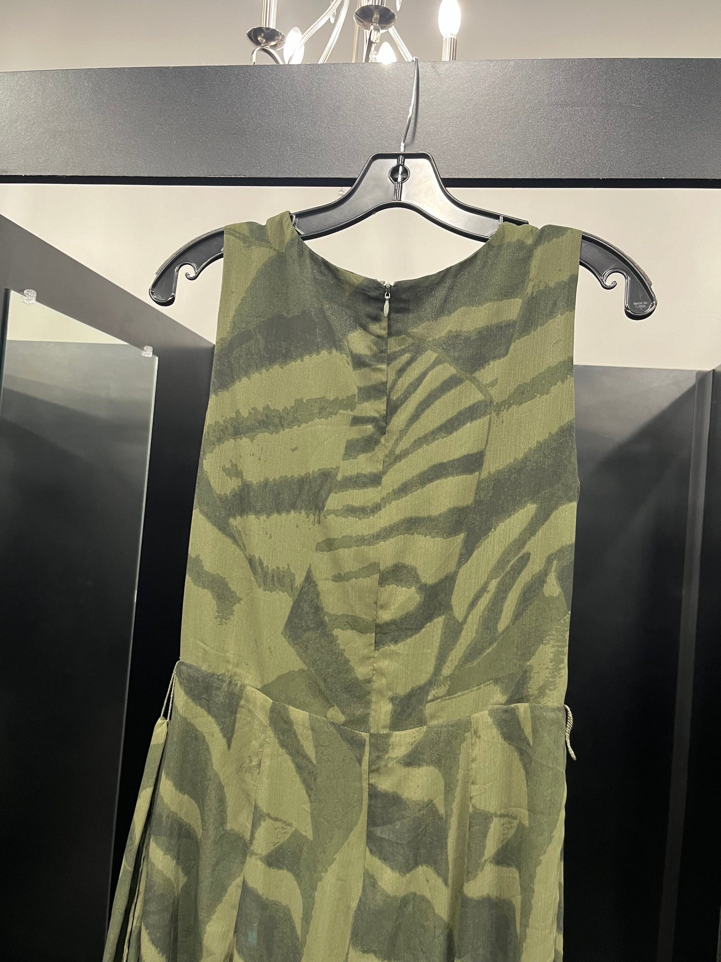 Camoflauge Dress Party Long Ralph Lauren Black Label, Size Xs