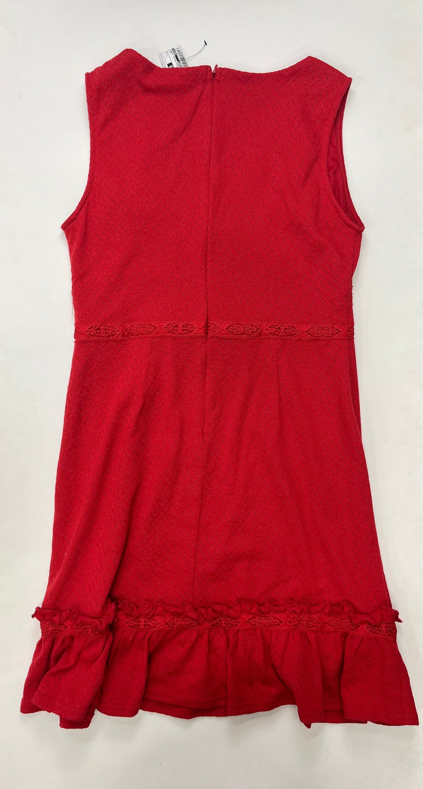 Red Dress Casual Midi Miami, Size L